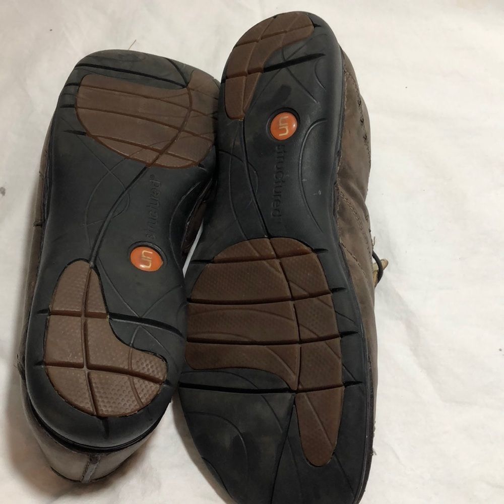 Clarks Unstructured Brown Leather Un Loop Shoe - image 4